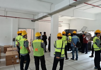 Pemasangan FM200 Fire Suppression System di Air Navigation Command Center Kemenhub